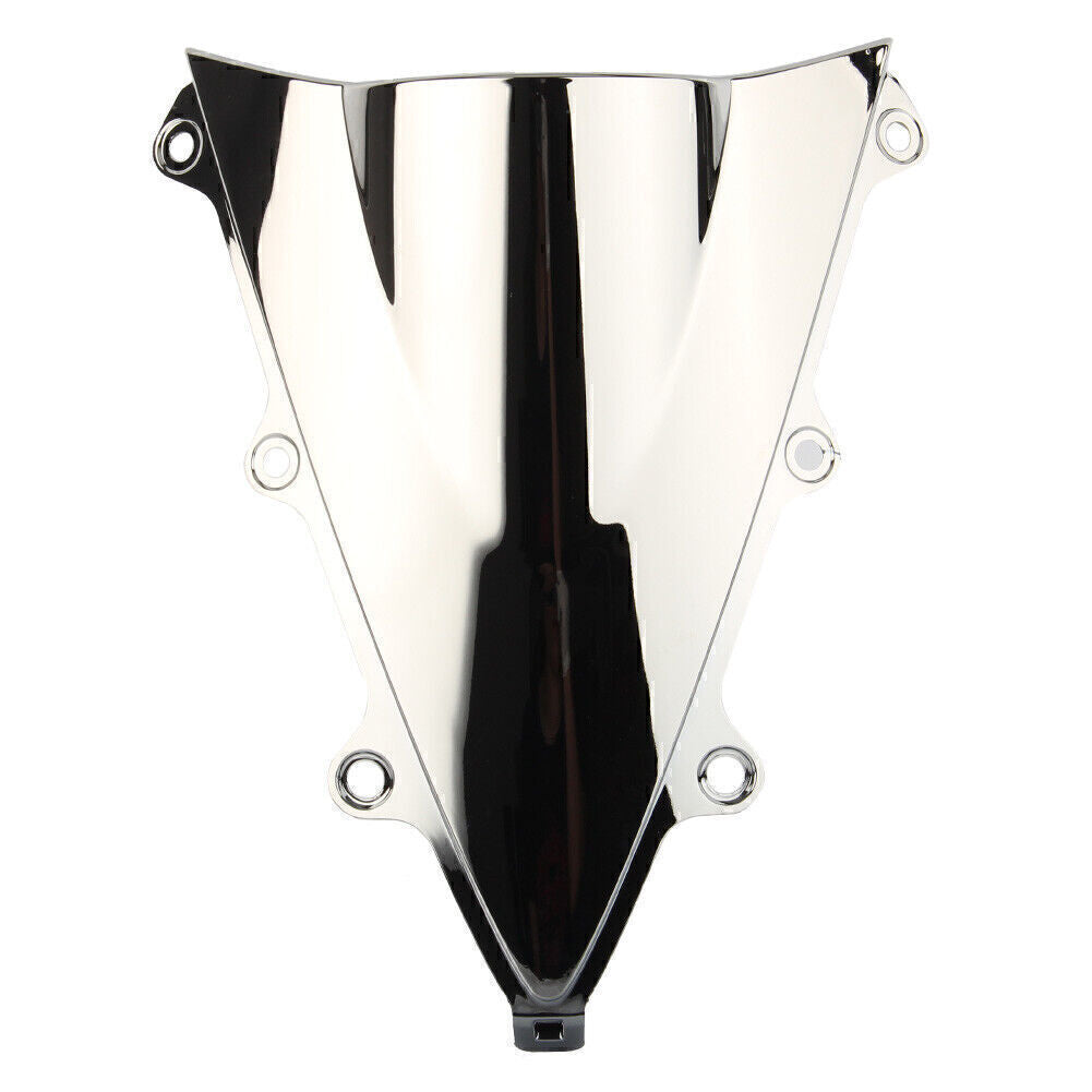 Motorcycle Windshield Windscreen Double Bubble Fit for Honda CBR 300R 2014-19 Silver