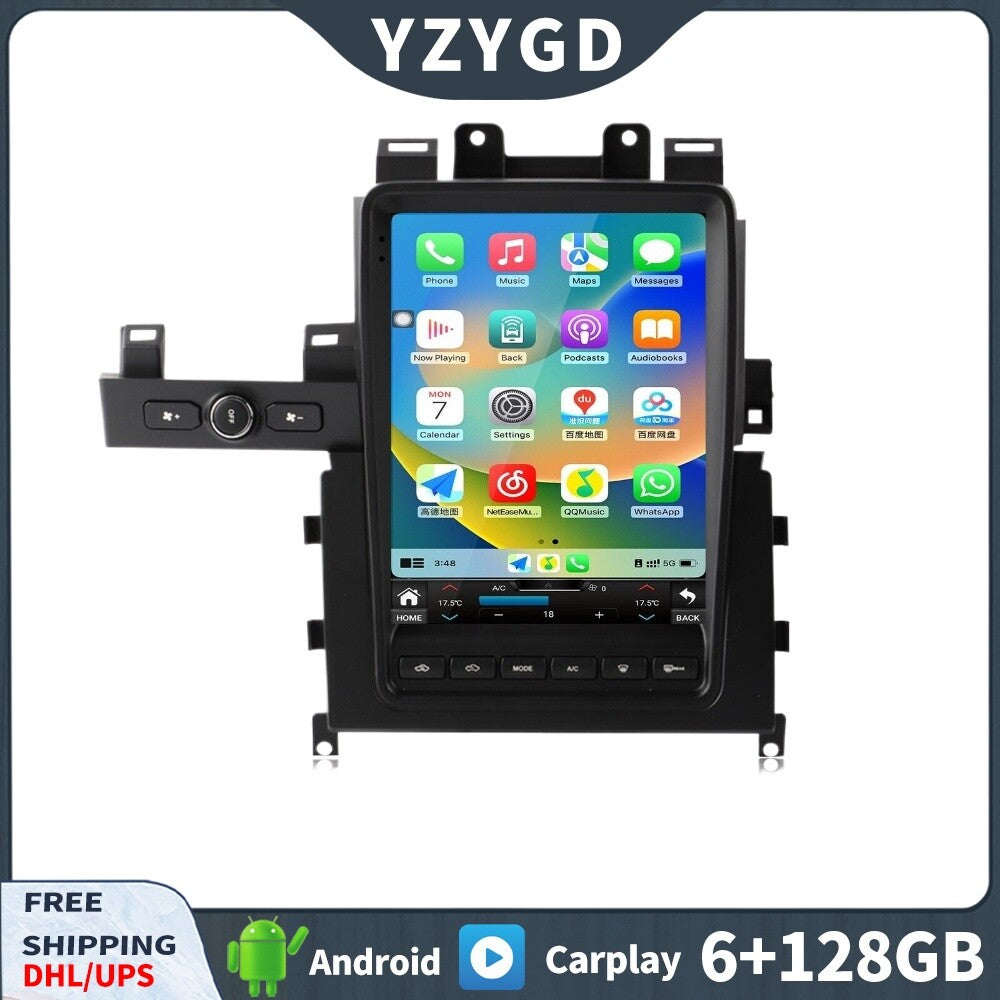 for Nissan GT-R Skyline 2008-2017 Android CarPlay 2Din Car Radio Stereo Receiver