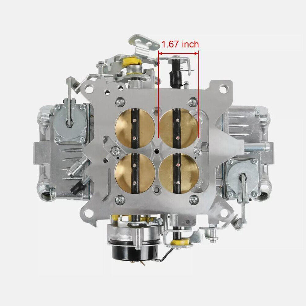 BR-67255 4 Barrel 650 CFM Double-Pumper Carburetor Electric Choke Carb