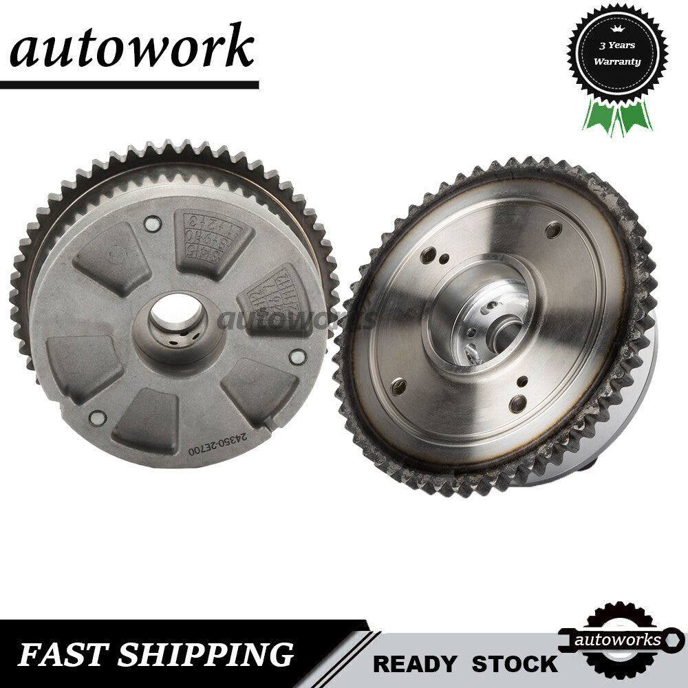 Engine Exhaust + Intake CVVT Camshaft Gear For 2017-2020 for Elantra Sedan Kona 2.0L
