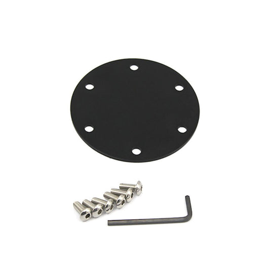 6-Hole Modified Racing Steering Wheel Car Horn Button Cover Universal Aluminum