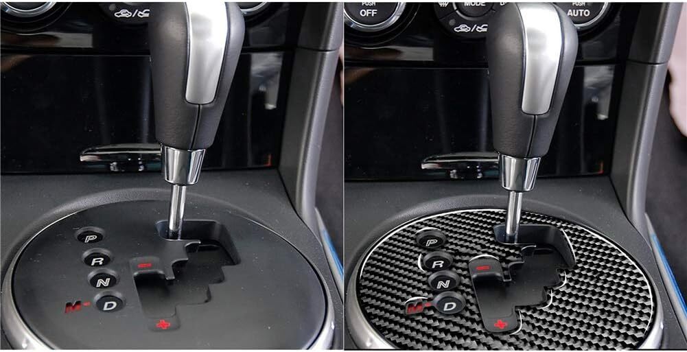 Carbon fiber gear shift paddle cover trim suitable for Mazda RX8 2004-2008