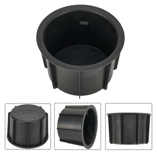 Automotive Grade Rubber Cup Holder Insert for Toyota Center Console Black Color
