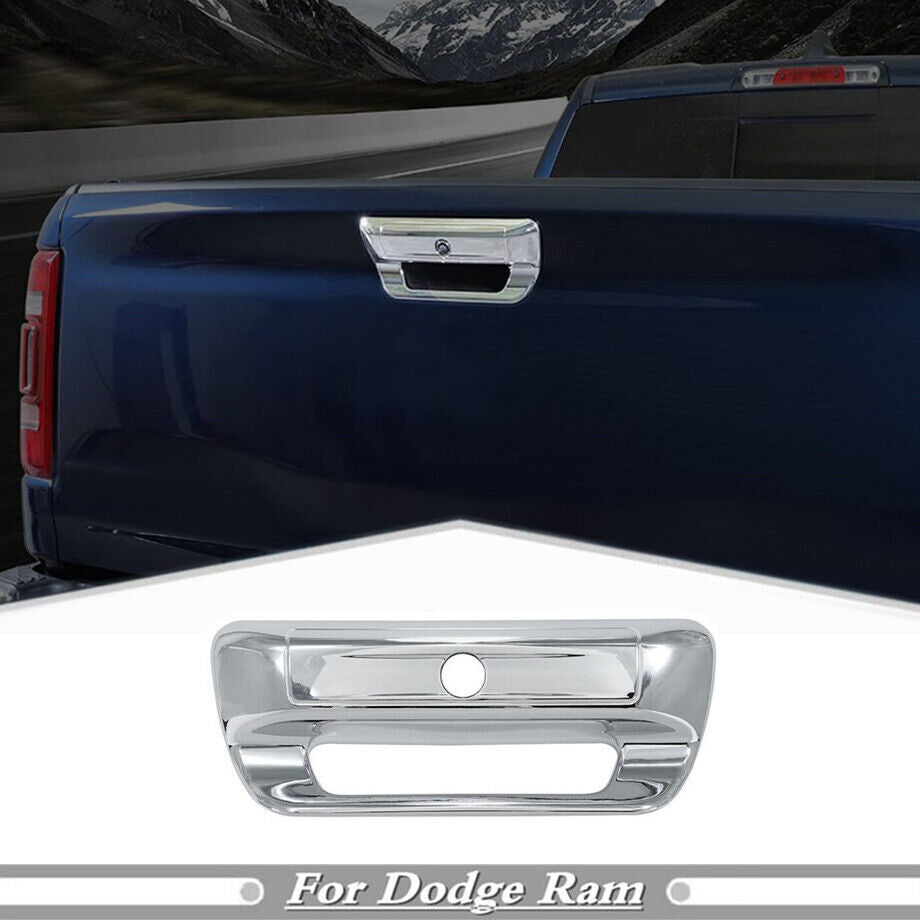 For 2019-2024 for Dodge for RAM 1500 ABS Chrome Car Tailgate Handle Cover Trim