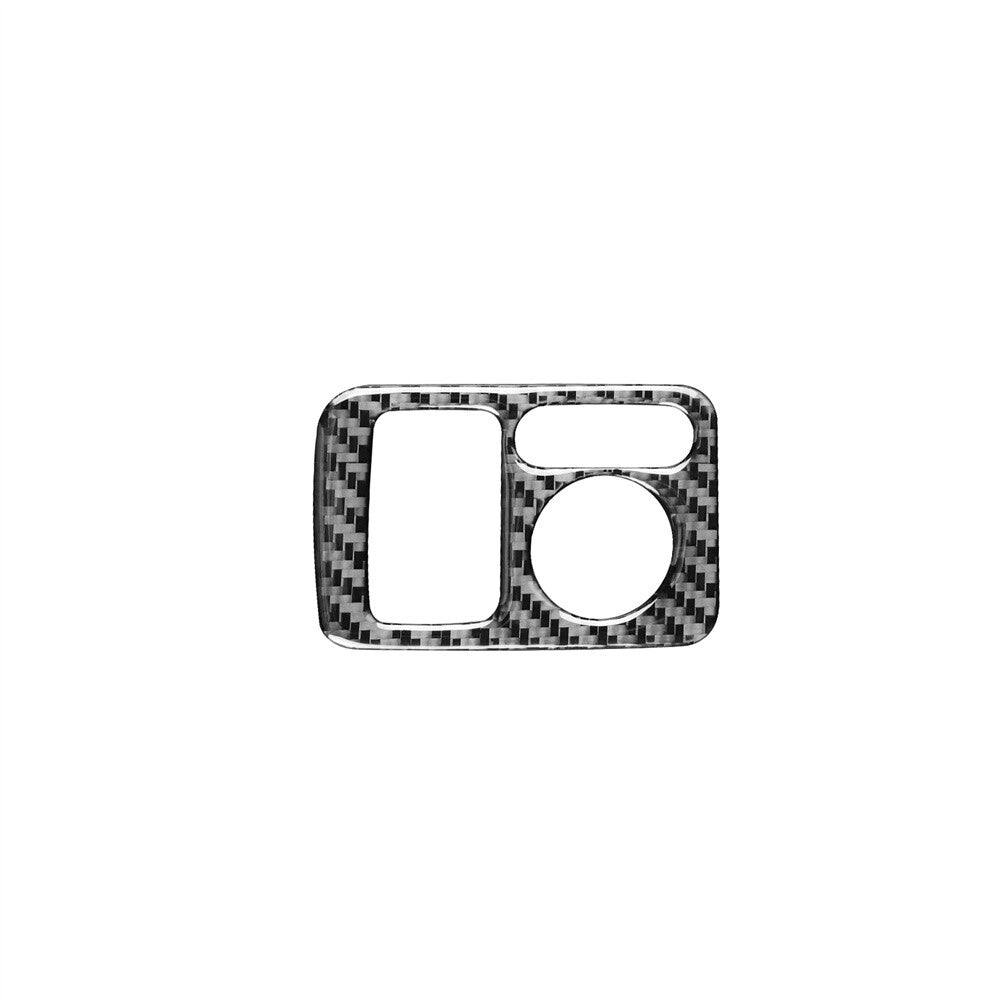Carbon Fiber Rearview Mirror Adjust Switch Button Cover for Honda CR-V CRV 07-11