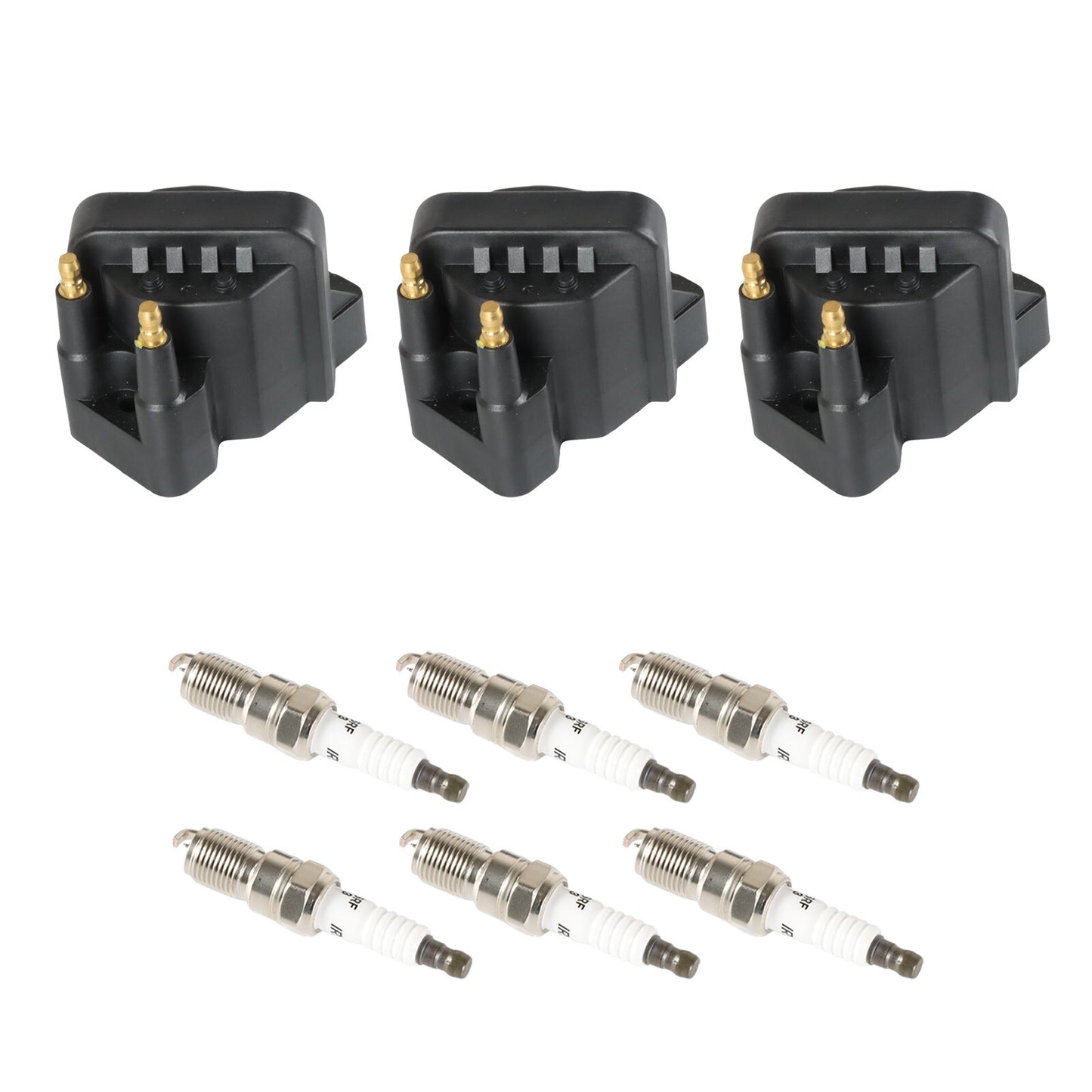 3x Ignition Coil  IRIDIUM Spark Plug Kits for Buick Allure 2005-2009 DR39+3951
