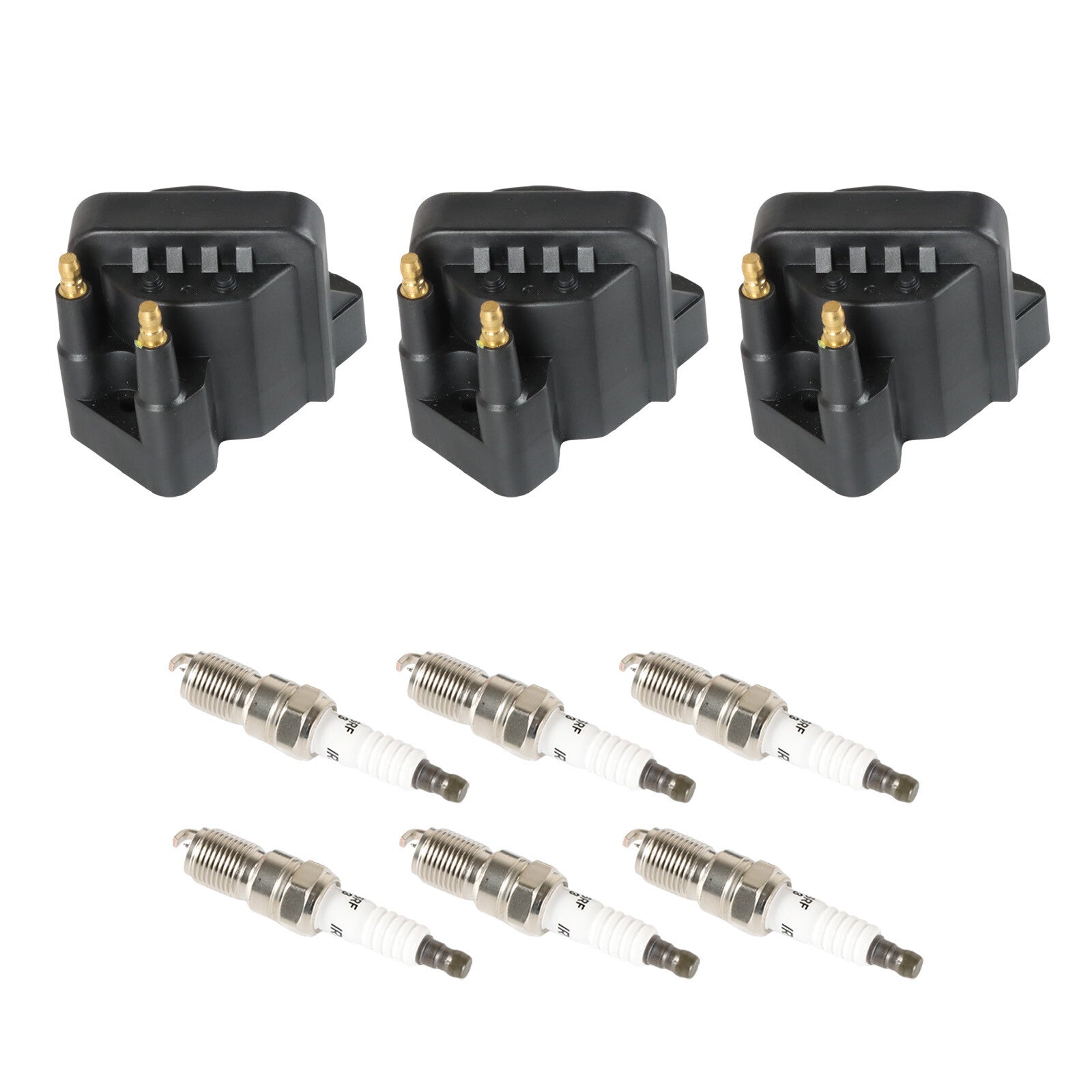 3x Ignition Coil  IRIDIUM Spark Plug Kits for Buick Allure 2005-2009 DR39+3951