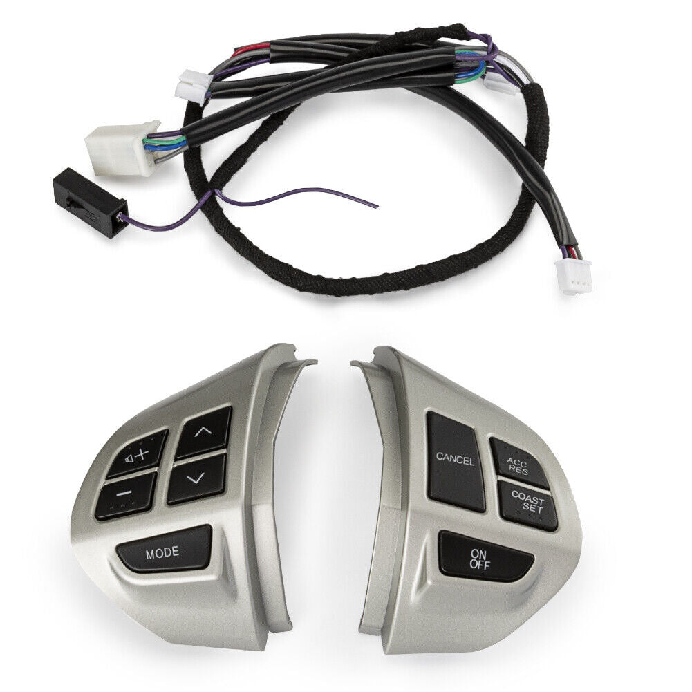 2-piece set of radio volume steering wheel control switches for Mitsubishi Montero/Lancer/ASX
