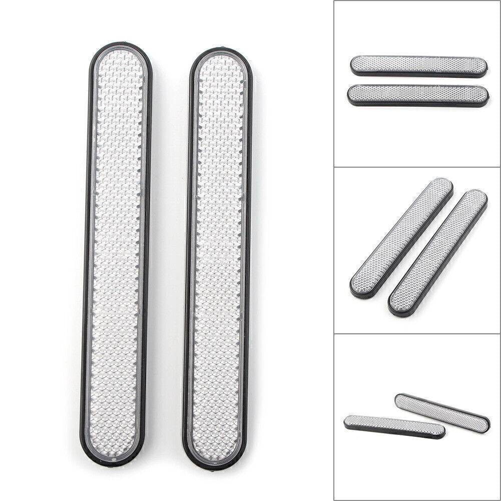 Rear Mudguard Fender Reflector for Harley Sportster 883 1200 X48 A1 Clear Lens