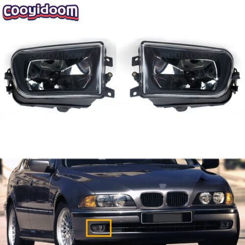 Fog lights suitable for BMW 5 Series E39 1995 - 2000 520 525 523 530 525li 535 523li (without bulbs)