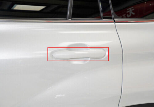 Cover Trim Chrome Side for Smart Hole Door Handle 4PCS for Toyota Highlander 2020-24