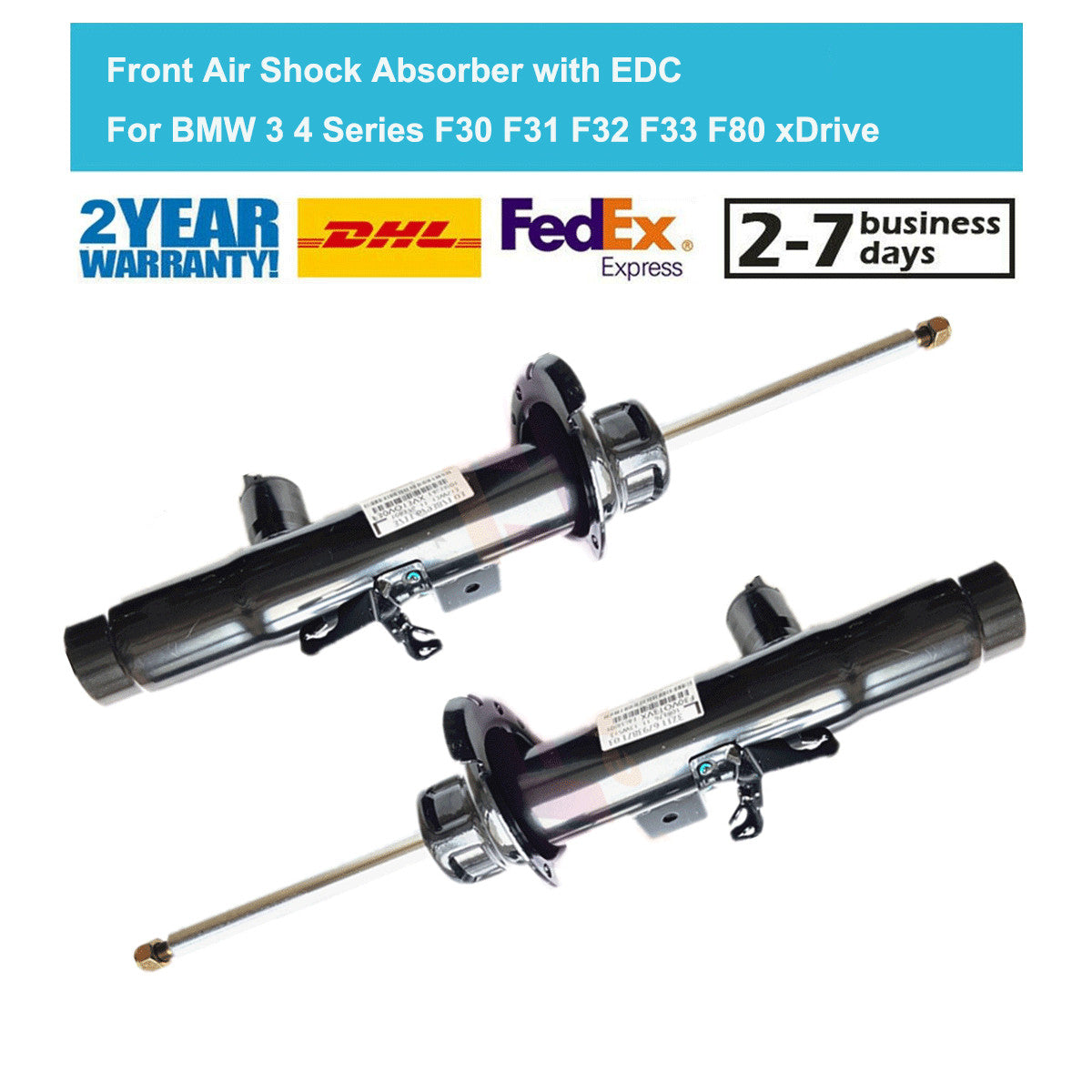 2PCS Front Shock Absorber w/EDC for BMW F30 F31 320i 230i 328d 340i 430i xDrive