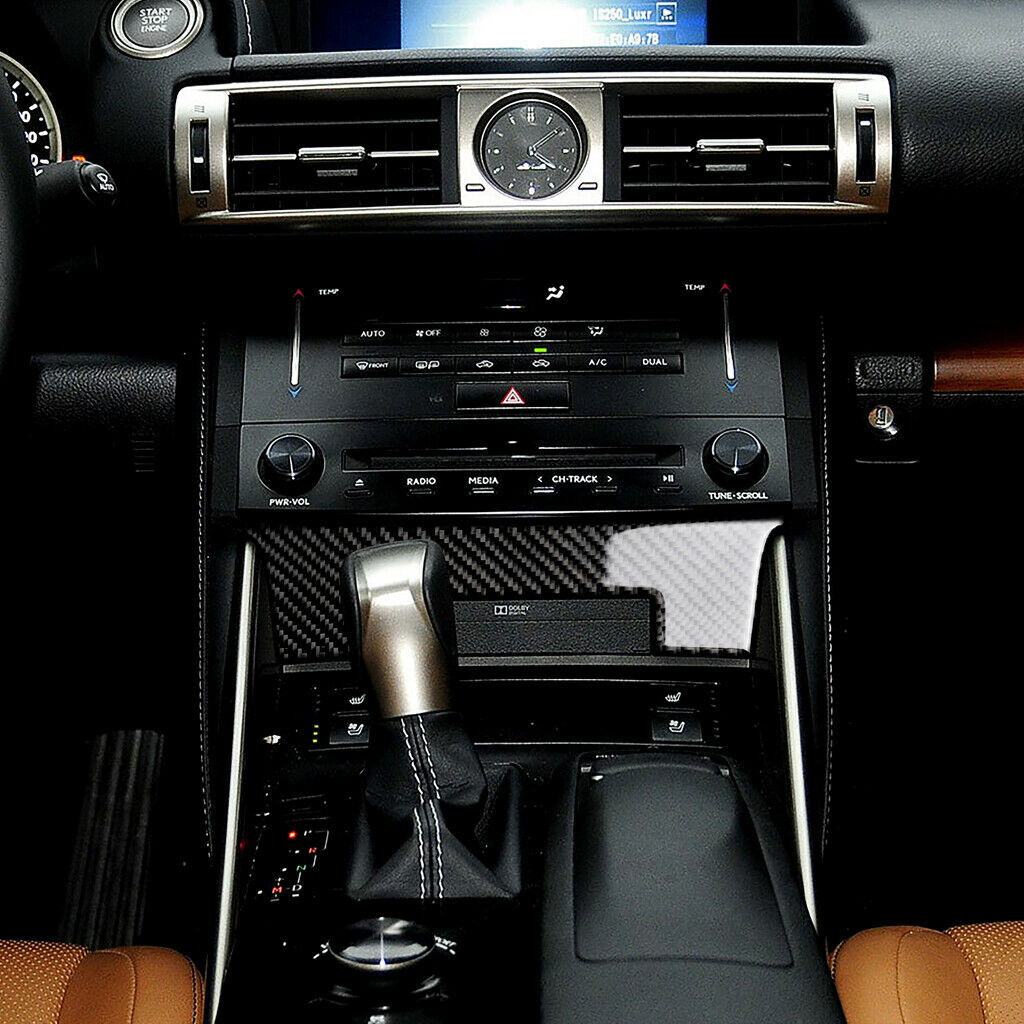Carbon Fiber Center Console Bezel for Lexus is250 300 350 2013-2019