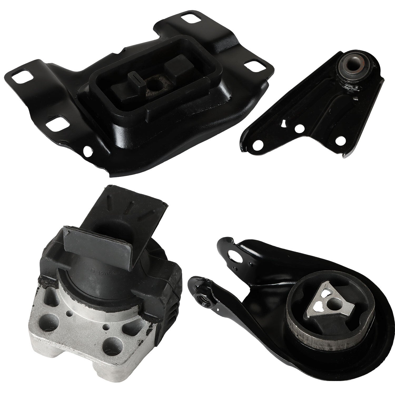 4x Engine Motor Mount Trans Mount Replacement for 2006-2009 for Mazda 3 2.0L 2.3L US