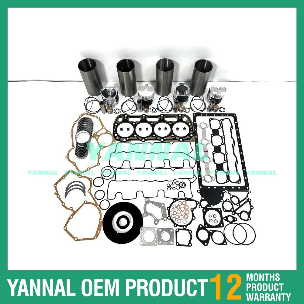 Engine overhaul and rebuild kit with washers and bearings for Perkins 404D-22 engines.