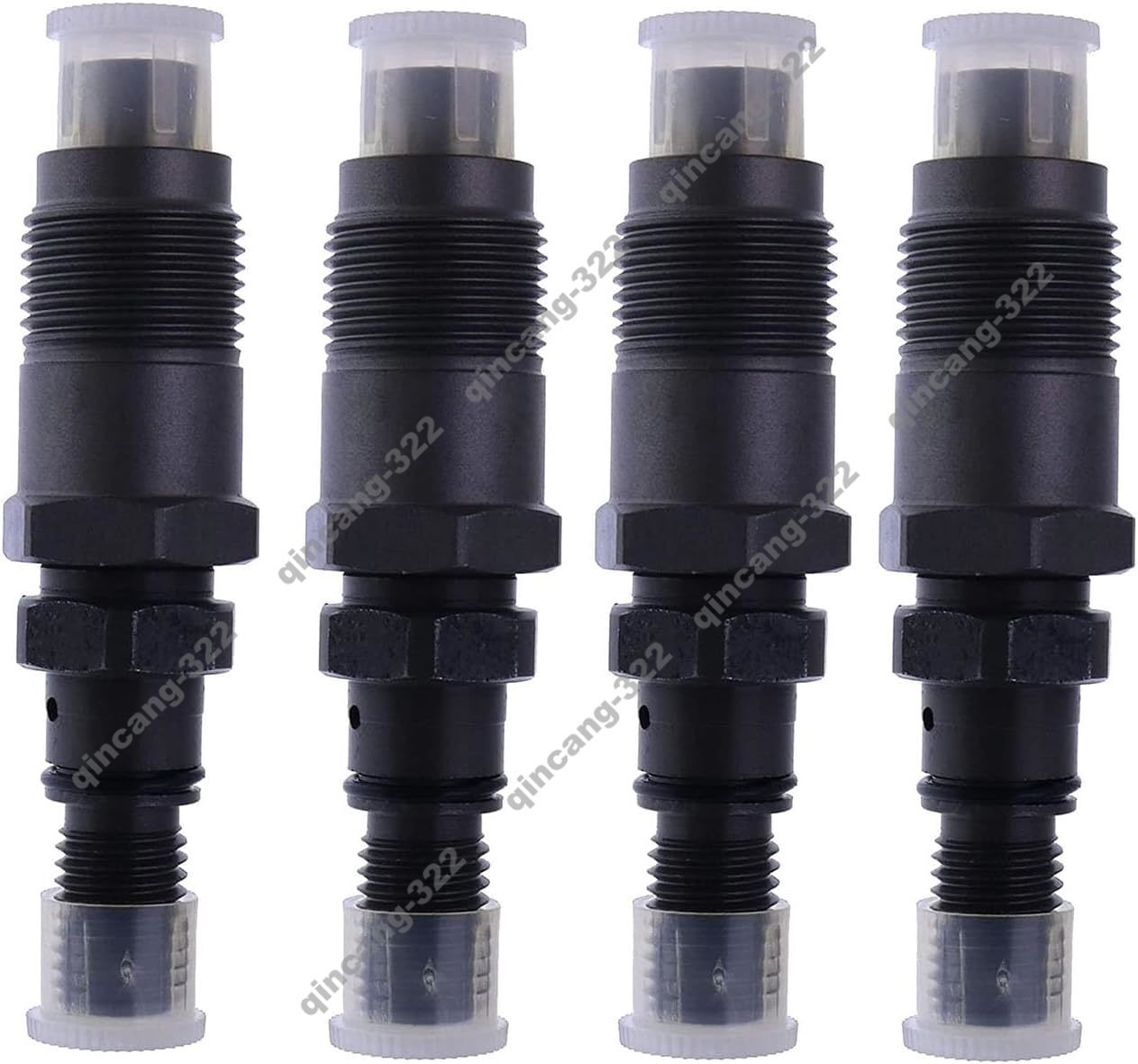 4Pcs Fuel Injector 719255-53100 for Yanmar 3TNE74 3TN82 Komatsu 3D74E-3 Engine