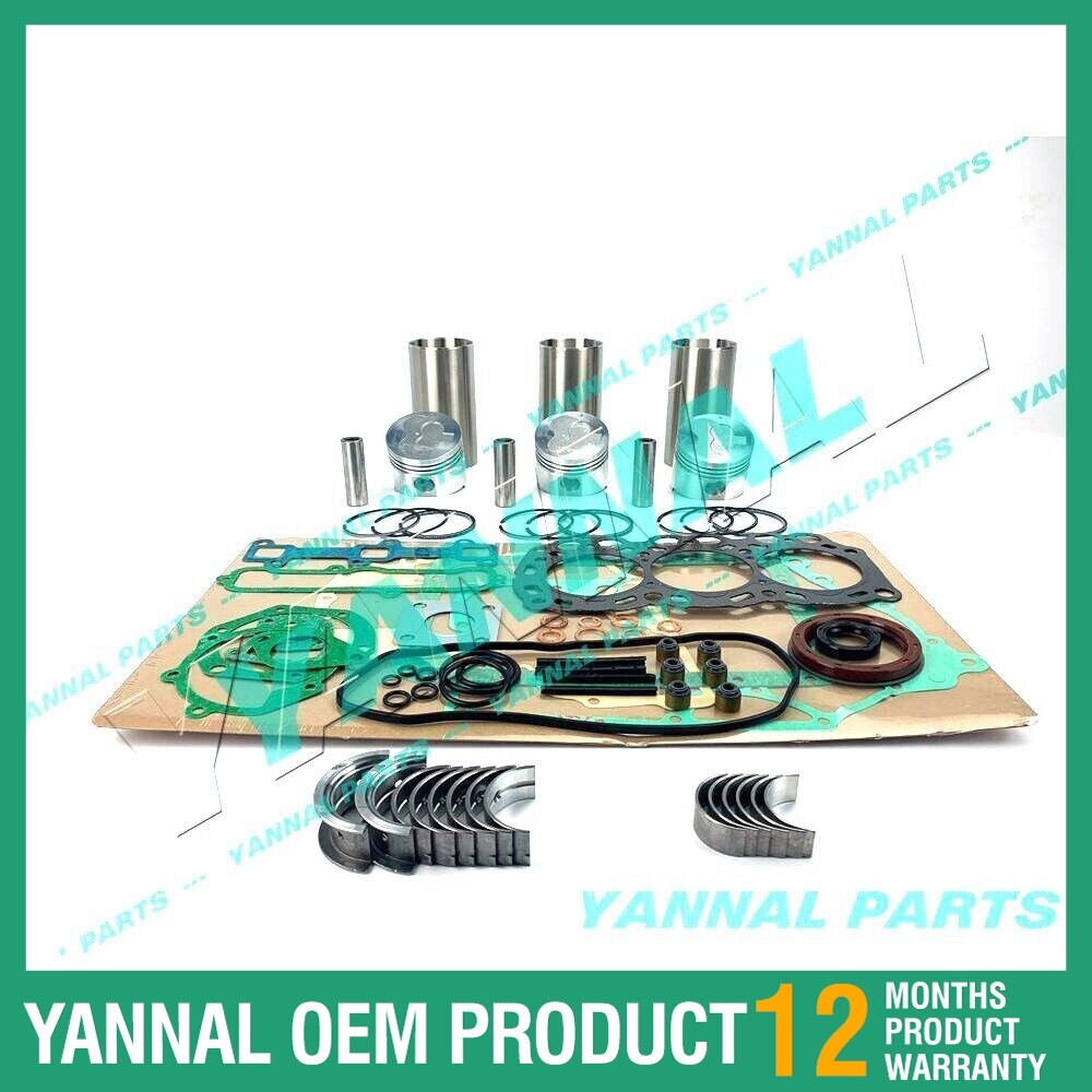 L3E Overhaul Engine Reconstruction Kit with Shim Bearings for Mitsubishi L3E Engines