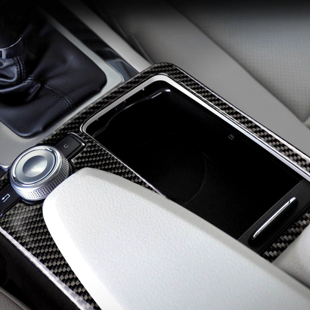 Carbon Fiber Gear Panel Sticker Interior Fit for Mercedes W204 W212 C/E 07-14