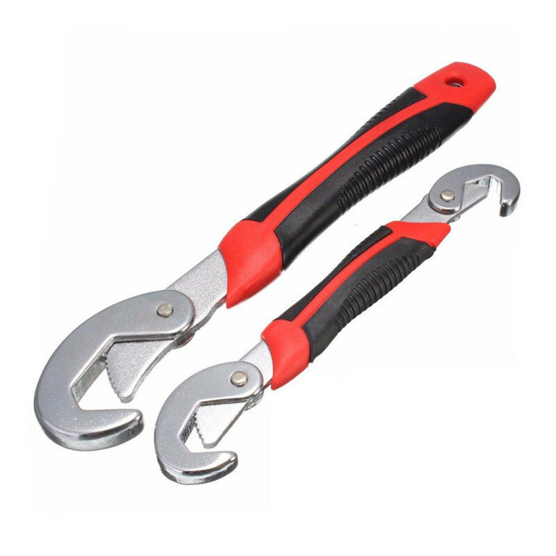 2Pc Car Repair Spanner Adjustable Combination Multi-Function Wrench Handle Tool