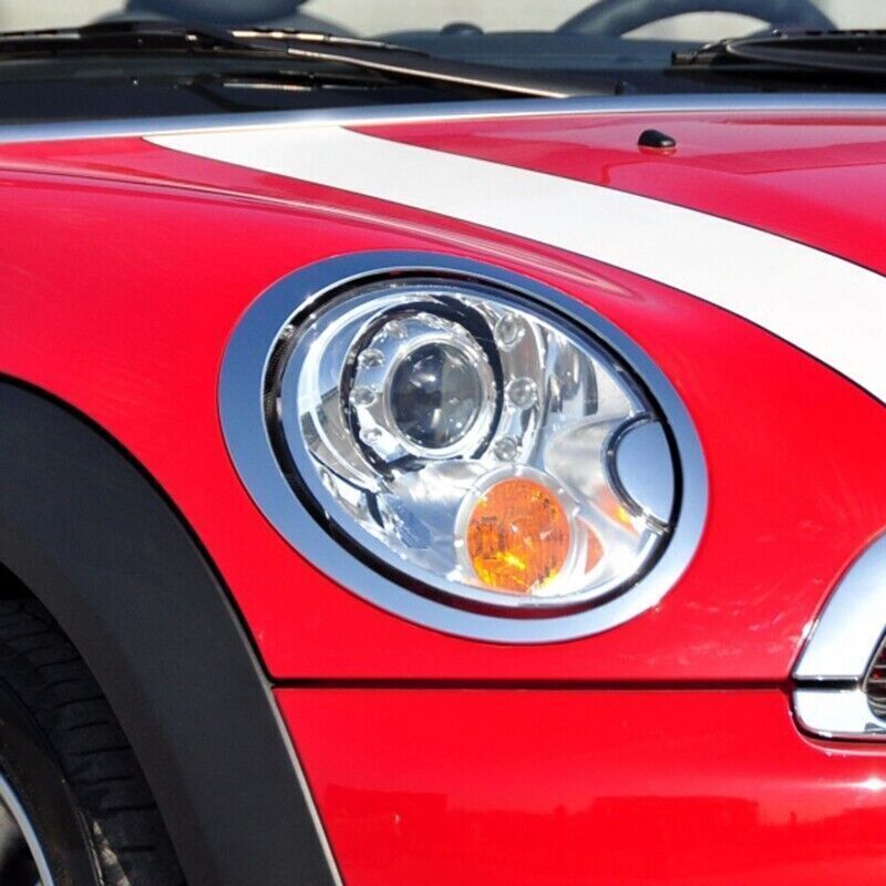 1 pair of transparent headlight lens covers (PC lamp covers) for BMW for Mini Cooper R56 hatchback
