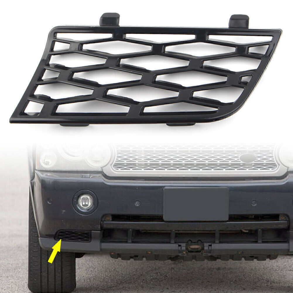 Bumper Air Inlet Grill Cover Front Right for Range Rover 4.2L 2006-2009 Black