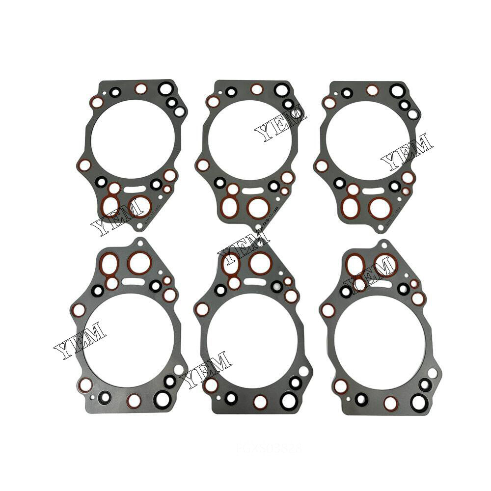 New 6D140 Head Gasket Fit For Komatsu Machinery Engine For Komatsu Head Gasket