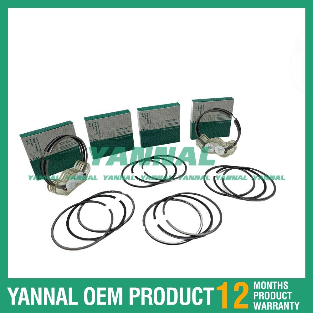 6 new 3126 Piston Ring Kit STD for Caterpillar Diesel Engines