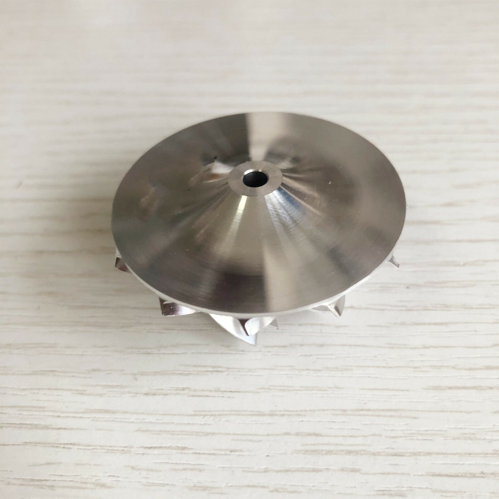 GT1249 34.66/49.00 mm 6+6 Blade High-Performance Turbine Billet Compressor Wheel