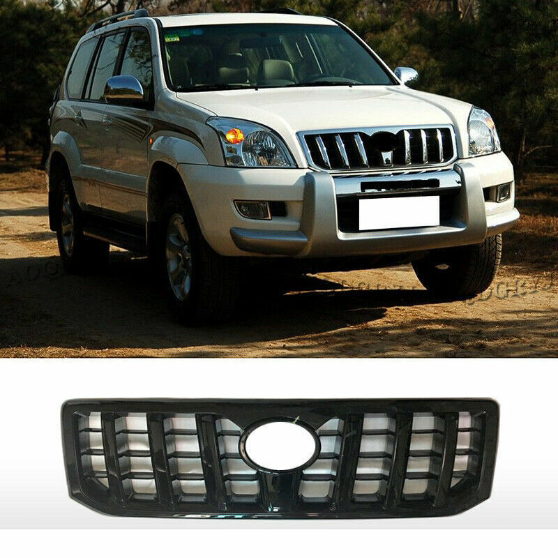 for TOYOTA PRADO FJ/LC120 2003-2009 Black ABS Front Center Grille Grill Replace