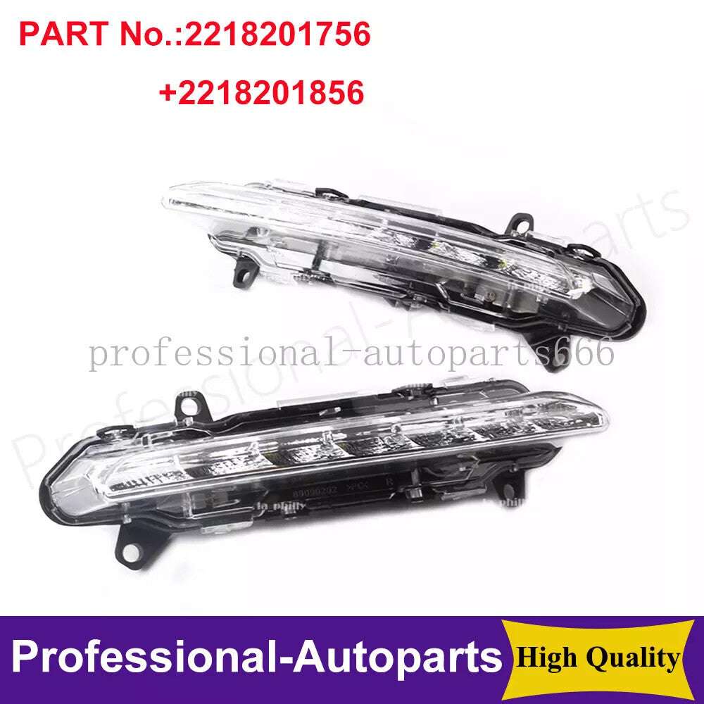 1Pair Left+Right Daytime Running Light for Mercedes S-Class S350 S500 C250