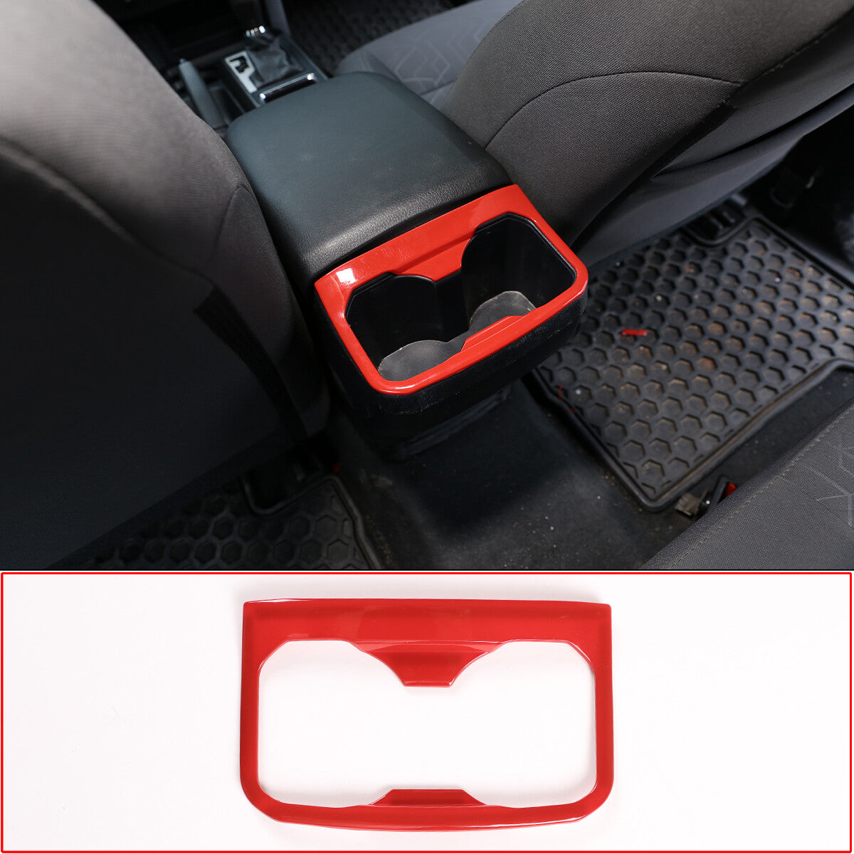 Carbon fiber center gear shift side trim for Toyota Tacoma 2011-2015