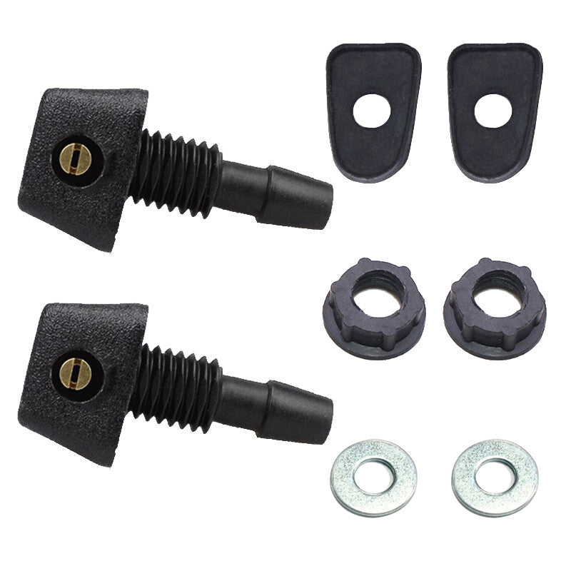 2-Pack Universal Windshield Washing Machine Nozzle Wiping Spray Head for Cars