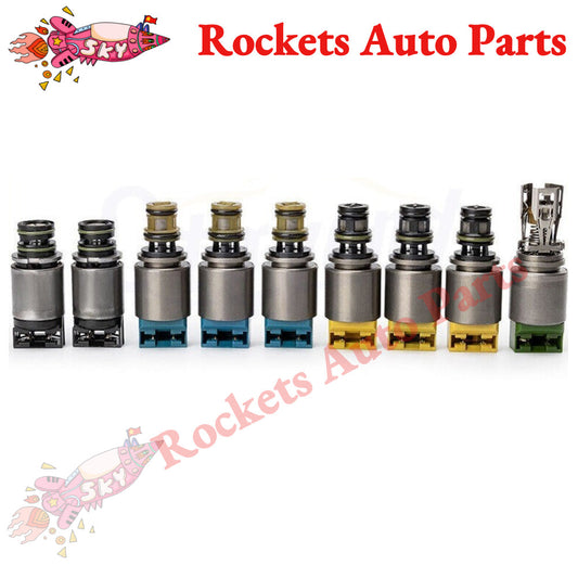 9PCS ZF6HP19 ZF6HP26 ZF6HP32 Transmission Shift Solenoid Kit for BMW for AUDI