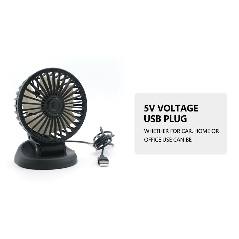 for Mini Car Fan with 360¡ã Rotation Portable USB 5V Cooling Fan for Trucks SUVs RVs