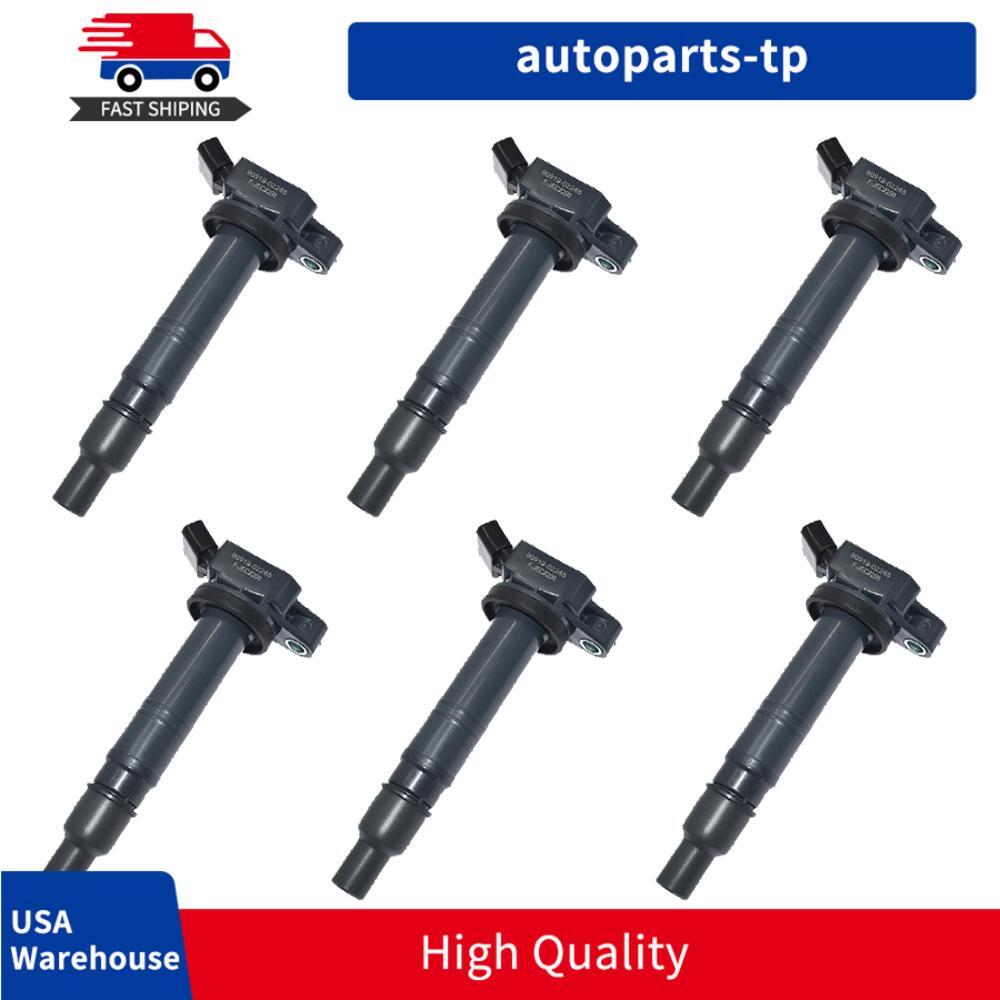 6-pack of brand new ignition coils suitable for 05-12 for Toyota Tacoma 4.0L 2.7L UF495 90919-02248