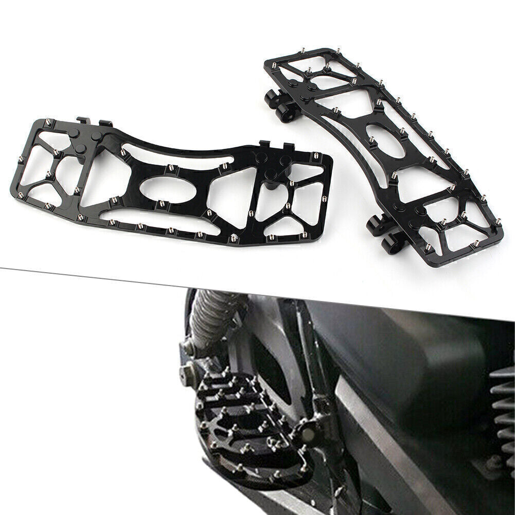 2x Wide Foot Pegs Floorboard Floor Board Fit Touring Electra Road Glide Dyna FLD
