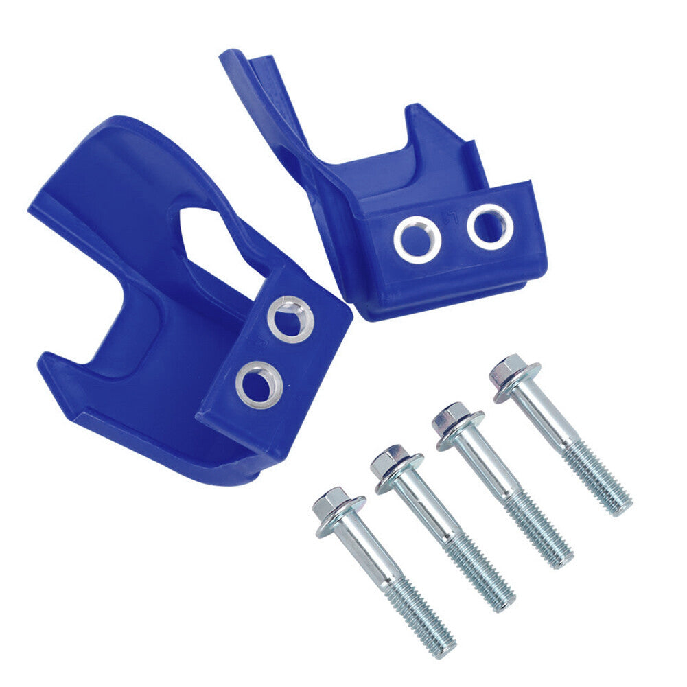 2x Fork Shoe Protection Kit Blue Fit KX250 KX450 CRF250 300 450 RX 2017-2020 ABS