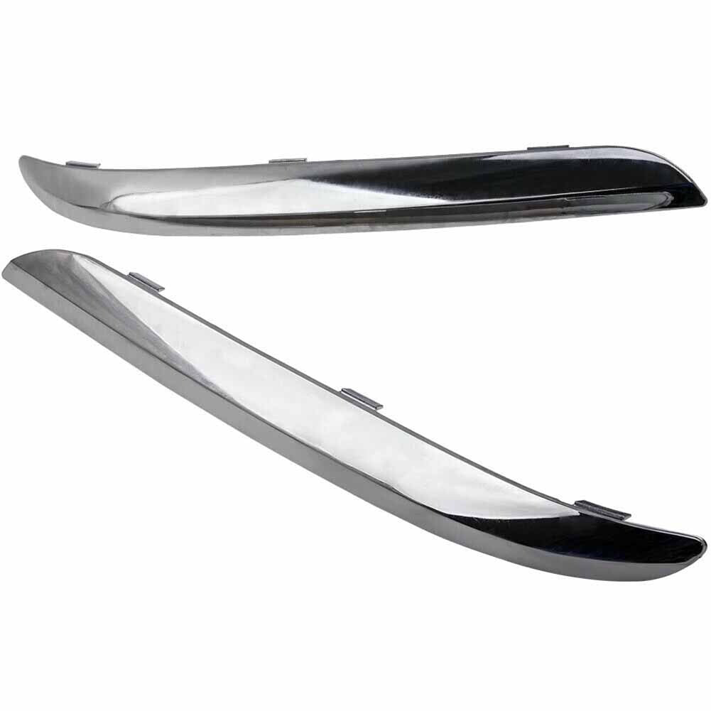 2Pcs Chrome Front Bumper Trim Set for Chrysler 300 Accent 2011-2013 2014 LH  RH