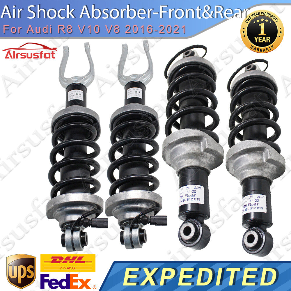 4x Front Rear Shock Absorbers with ADS Fit 2016-2021 for Audi R8 V8 V10 4T0512019L