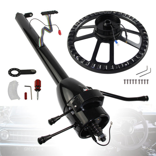 Universal 30'' Tilt AT Automatic Steering Column GM w/ 9 Bolt Steering Wheel