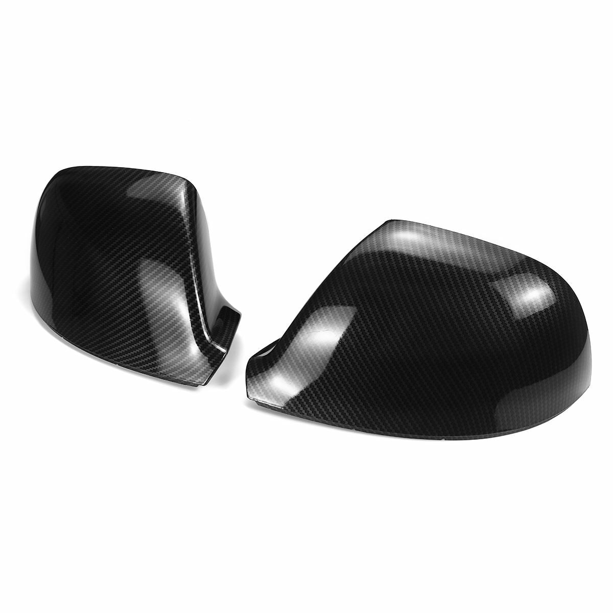 Carbon fiber exterior wing mirror cover for mass transport vehicles T5 2010 - 2015 and T6 2016 - 2019.