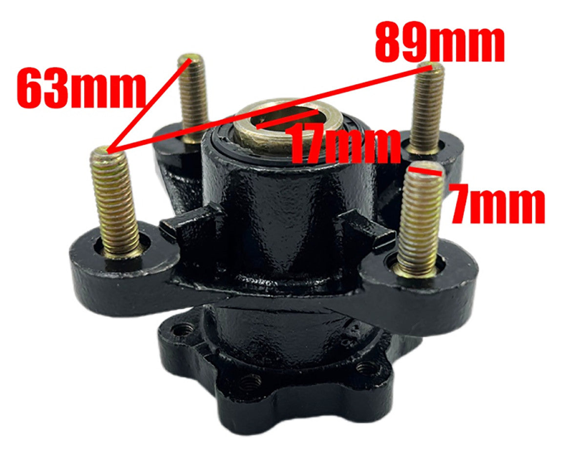 WHH08 FRONT WHEEL HUB MOUNT 90 PCD FOR BASHAN 200CC BS200S-7 ATV QUAD BIKE