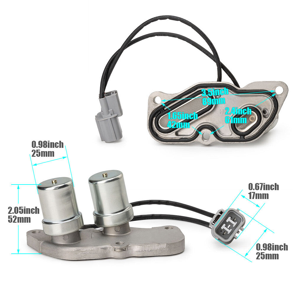 28200-PX4-014 and 28300-PX4-003 shift control and locking solenoids are suitable for Honda Odyssey.