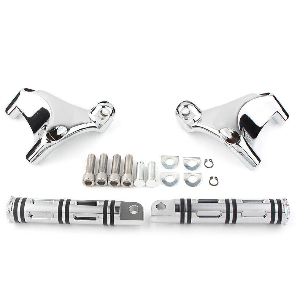 Rear Passenger Footrest Peg Mount for Harley Sportster XL883 1200 2004-2013 12