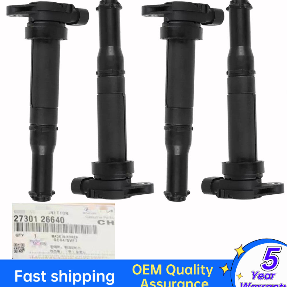 4PC Ignition Coil for Hyundai Accent for Kia Rio 1.6L 06-11  27301-26640