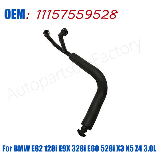 11157559528 Crankcase Vent Hose for BMW E82 128i E9X 328i E60 528i X3 X5 Z4 3.0L