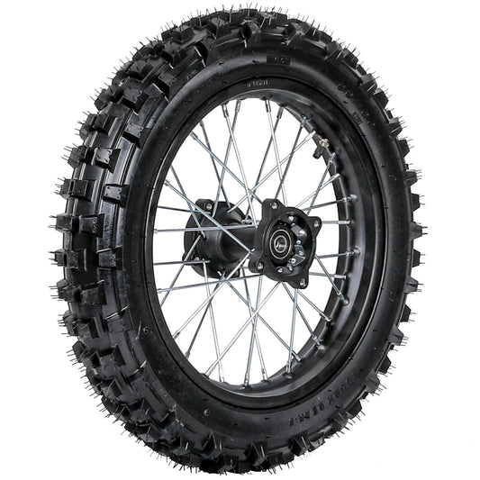 1.85x14 14-inch rear wheel, 90/100-14 tire and rim, suitable for bicycles from Taodao DB17, CRF70, and Apollo X18.