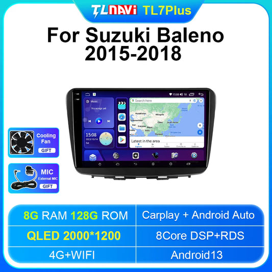 for Suzuki Baleno 2015-2018 Carplay Car Radio Stereo GPS Navi Multimedia Screen