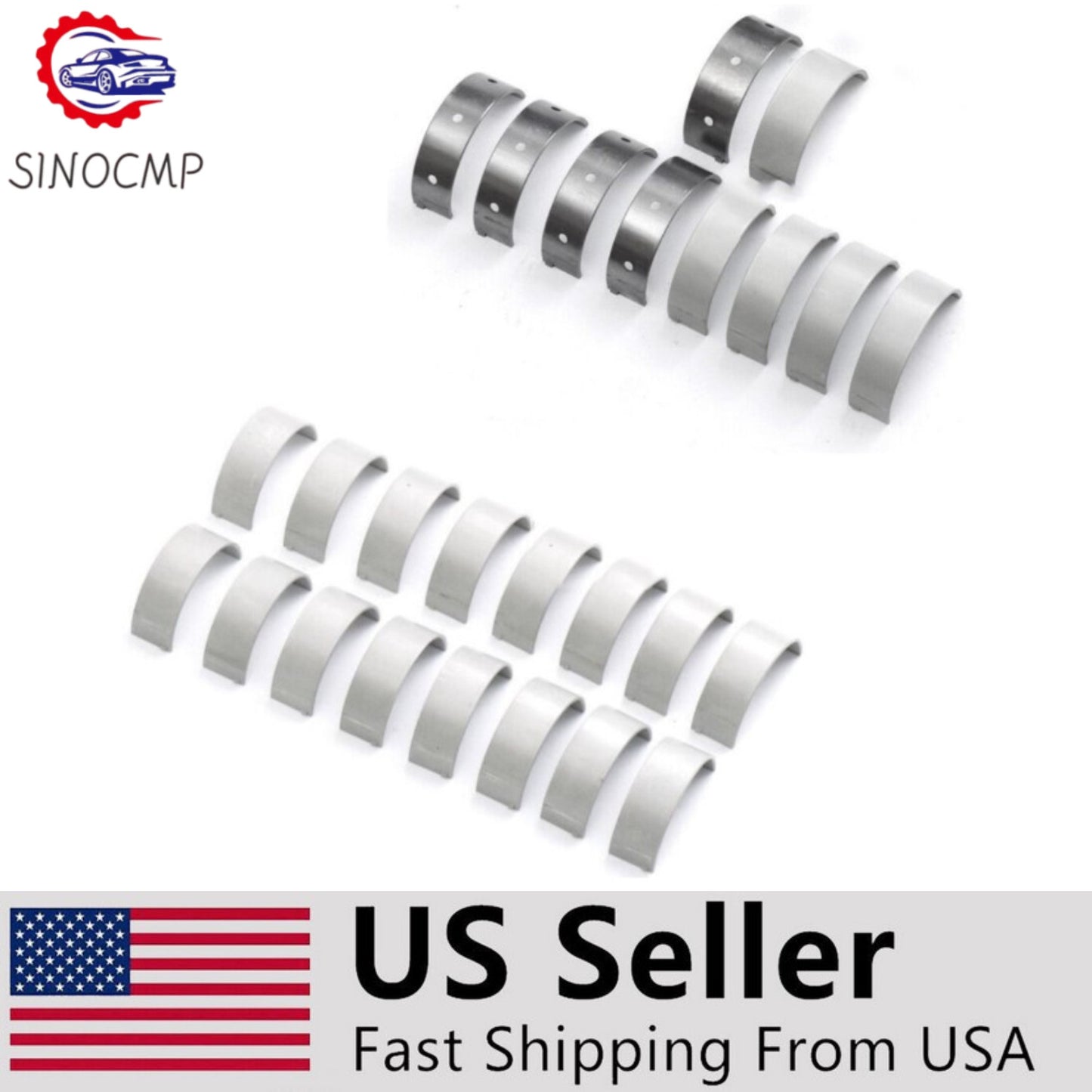 Main  Rod Bearings Set For M278 for Mercedes-Benz S500 G63 W222 W212 W166 M157 M152