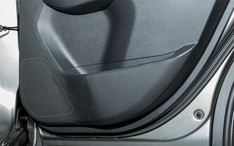 for Lexus NX250 350 2022-2023 Black Leather Inner Door Anti-Kick Panel Cover 4p